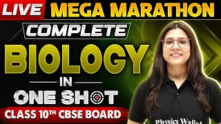 Complete Biology in One Shot  Everything Covered  Class 10th Board  Pure English [upl. by Nynahs]