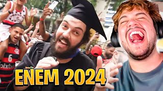 REPÓRTER DOIDÃO ENEM 2024  React Diogo Defante [upl. by Jennee495]