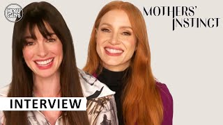 Anne Hathaway amp Jessica Chastain Interview  Mothers Instinct [upl. by Pihc]