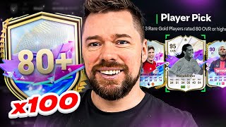 100x FUTURE STARS 80 Player Picks [upl. by Zetrauq]