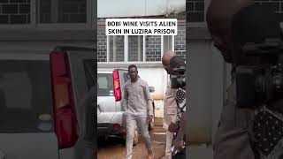 Bobi Wine and King Saha at Luzira Prison to check on singer Alien Skin and Kizza Besigye [upl. by Talbott]