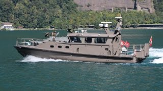 Das neue Patrouillenboot P16 der Schweizer Armee [upl. by Aicilet]