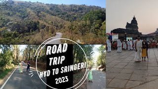 Hyderabad To Sringeri Road Trip2023 l Telugu Family [upl. by Himelman234]