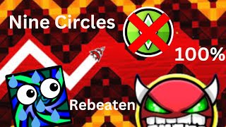 How Fast Can I Rebeat Nine Circles Without Practice Mode  Geometry Dash [upl. by Bernardina]