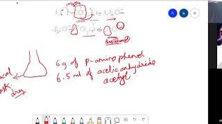 Synthesis of paracetamol from pamino phenol [upl. by Drawe]