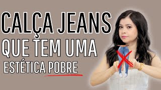 CALÇA JEANS QUE TEM UMA ESTÉTICA POBRE I Lê Oliveira cruz [upl. by Natehc]