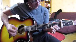 sarbacane Françis Cabrel cover guitare acoustique [upl. by Fritzie]