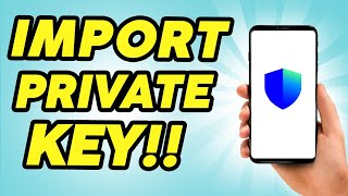 How to Import Your Private Key with Trust Wallet  2024 [upl. by Aradnahc]