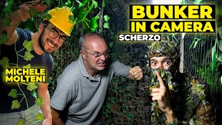 PAPÀ HO COSTRUITO un BUNKER in CAMERA con MICHELE MOLTENI SCHERZO ASSURDO [upl. by Merril]