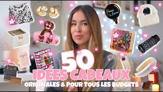 50 Idées cadeaux ORIGINALES et pour TOUS les BUDGETS  🎀 [upl. by Brunhilde]