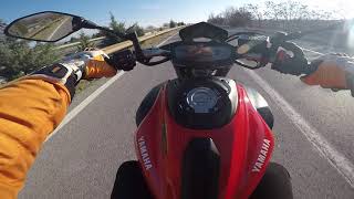 Yamaha MT 07 Power Wheelie GoPro Hero 5  RAW [upl. by Ocsinarf856]