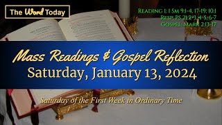 Todays Catholic Mass Readings amp Gospel Reflection  Saturday January 13 2024 [upl. by Nelluc931]