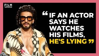 Ranveer Singh On Only Looking At Himself On Screen And Not His Films  Film Companion Express [upl. by Certie780]