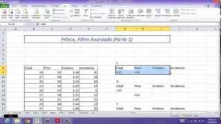 S1T10P2 Excel Filtros Autofiltro y Filtro Avanzado [upl. by Wadsworth448]