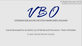 Peter Schickele Grand Serenade for an Awful Lot of Winds and Percussion  4 Rondo Mucho Grando [upl. by Attenad]