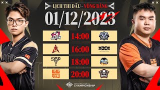 BAC vs MHD l HKA vs DCG l SGP vs VCF l GGL vs BRO  VÒNG BẢNG AIC 2023  NGÀY 0112 [upl. by Ytirehc]