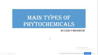 Types of phytochemicals  alkaloids and polyphenols [upl. by Adall836]