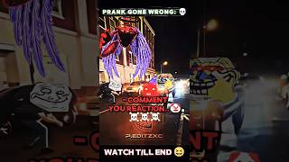 The prankster got pranked 🤡🚨 shorts trollface phonk [upl. by Deckert]