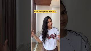 I tried the CGM for my hair and it worked 😍haircare tamil tamilvlog curlyhair grwm hairtips [upl. by Yevre110]