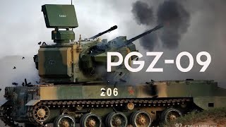 PGZ09 35 mm Chinas SelfPropelled AntiUAV System [upl. by Bornie]