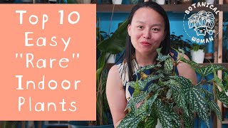 Top 10 Easy quotRarequot Indoor Plants [upl. by Hazmah]