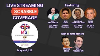 MGI International Scrabble Classics  Live Streaming Coverage Day 1 [upl. by Rengia389]