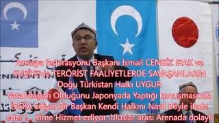 Uygur İsmail Cengiz Uygurların Terörist Faaliyetlerin içende olduğunu İddia etti [upl. by Niarbo203]