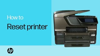 How to Reset your HP Printer  HP Printers  HP Support [upl. by Hepza969]