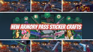 New Armory pass sticker crafts in cs2 [upl. by Namia]