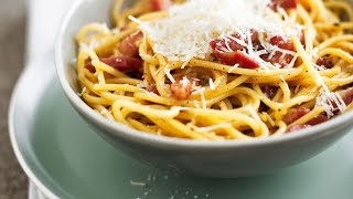 Recette  Pâte carbonara au Cookeo [upl. by Alracal391]