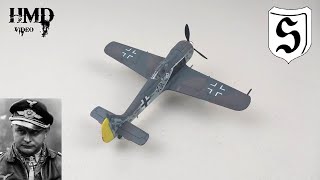 FockeWulf Fw 190A8 Luftwaffe Ace Josef quotPipsquot Priller JG 26 quotBlack 13quot DDay 172 Diecast Model [upl. by Moser]