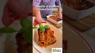 Tradiční boloňské lasagne  Kuchyně Lidlu food recepty [upl. by Hellman]