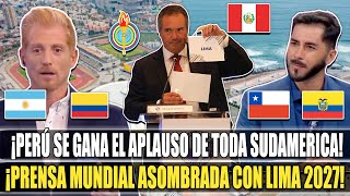 ¡LIMA HACE HISTORIA PRENSA SUDAMERICANA ASOMBRADA CON PERU LA PROXIMA SEDE LOS JUEGOS PANAMERICANOS [upl. by Angelis717]