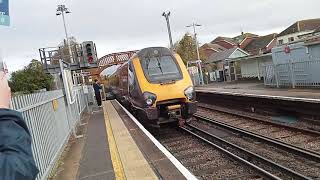 Cross Country diverts at Bedhampton 121123 [upl. by Eerac]