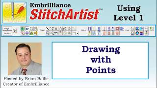 StitchArtist  Tips for Drawing With Points [upl. by Alledi724]