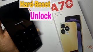 Itel A70 A665L Hard Rese Pattern lock Remove  Itel A70 Unlock Screen Lock New Method [upl. by Magulac653]