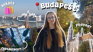 TRIPÍK DO BUDAPEŠTĚ  VLOG  prohlídka města nákupy restaurace v džungli a podvod valakarol [upl. by Von]