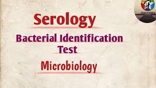 Serology ll Bacterial Identification Test ll Microbiology [upl. by Ayimat654]