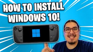 How To Install Windows 10 on Steam Deck Not Dual Boot [upl. by Rohclem]