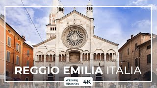 Reggio Emilia Centro  Piazza Fontanesi to Duomo di Region Emilia  Italy 4k Walking Tour [upl. by Winikka218]