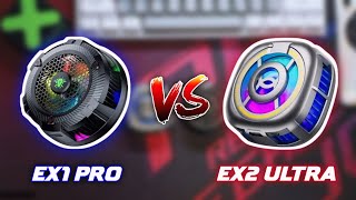 PLEXTONE EX1 PRO VS EX2 ULTRA  QUICK COMPARISON  GAMING PHONE COOLER REVIEW [upl. by Raffo]