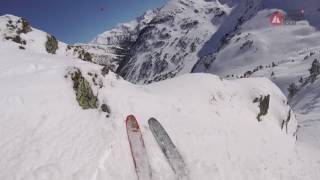 GoPro run Aymar Navarro  VallnordArcalís Andorra FWT17  Swatch Freeride World Tour 2017 [upl. by Devonna288]