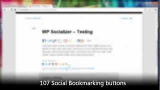 WP Socializer  WordPress plugin  Features overview [upl. by Aneerak]