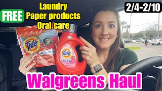 Walgreens Haul All digital coupon deals FREE PAPER PRODUCTS 241024 [upl. by Adlihtam]