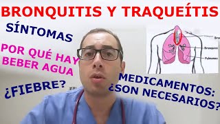 BRONQUITIS Y TRAQUEÍTIS Por qué los médicos insistimos tanto en la ingesta de agua [upl. by Annam]