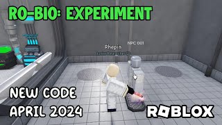 Roblox RoBio Experiment New Code April 2024 [upl. by Kirkpatrick]