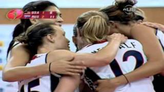 American women score in volleyball  from Universal Sports [upl. by Aikas]