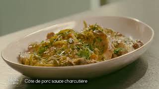 Ma recette de côtes de porc sauce charcutière [upl. by Steffi]