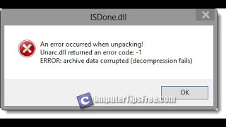 How to fix ISDonedll Error 100 work lكيفية حل مشكلة [upl. by Collbaith]