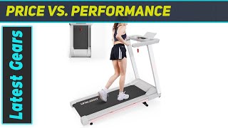 DeerRun Folding Treadmill Review Compact Powerful and FeaturePacked [upl. by Aralomo]